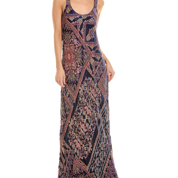 COPY - COPY - JOHNNY WAS OMO BURNOUT PEONY DRESS - Picture 10 of 12